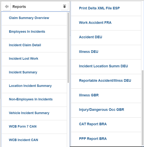 health and safety reports