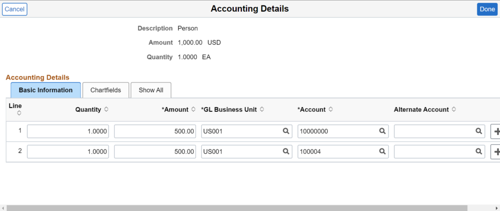 Accounting Details