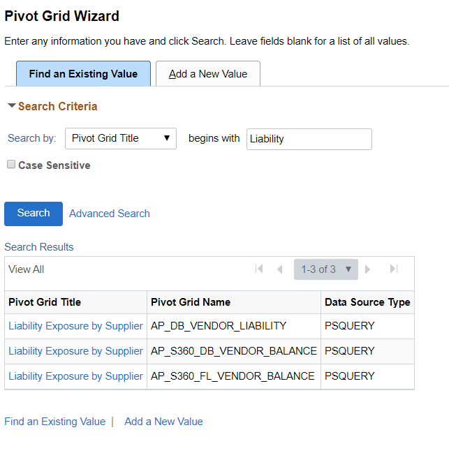 Pivot Grid Wizard