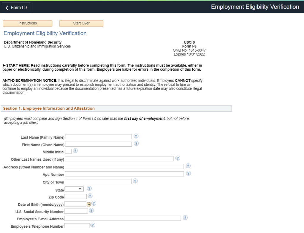 Employment Eligibility Verification