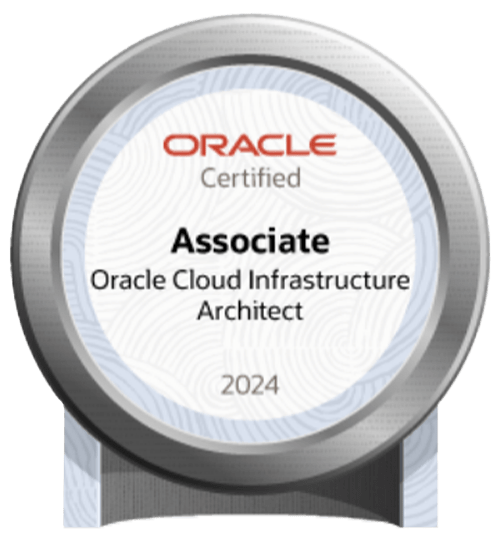 Associate Oracle Cloud Infrastructure Architect badge